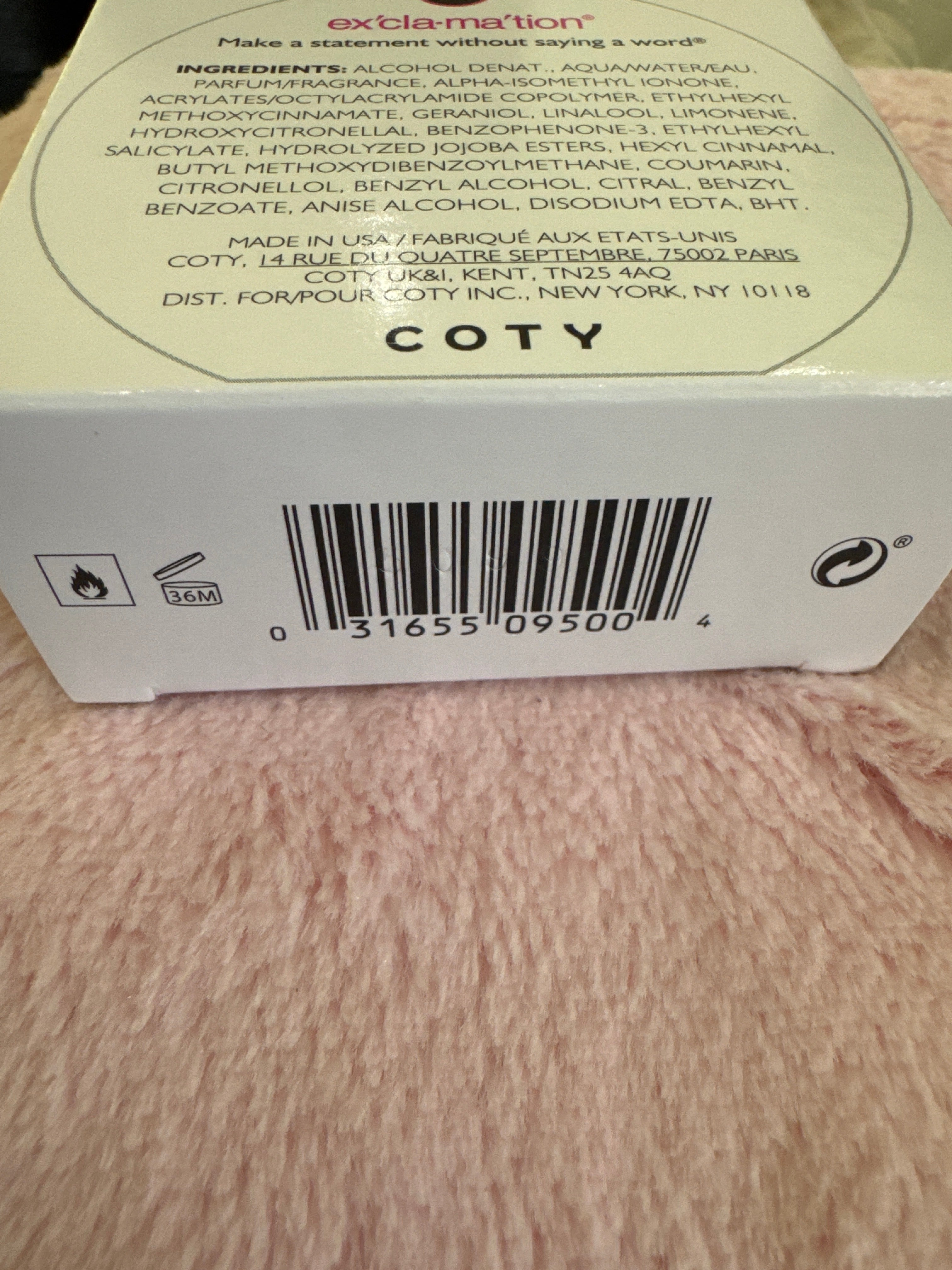 Exclamation W 1.7 Col. Spray